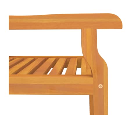 Table et chaises de jardin en acacia massif 4 places – Table ronde 110 cm
