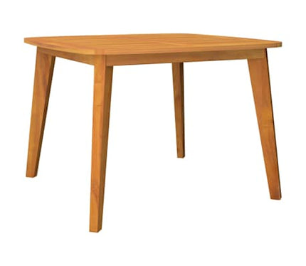 Table carréeee et 4 chaises avec accoudoirs de jardin en acacia massif