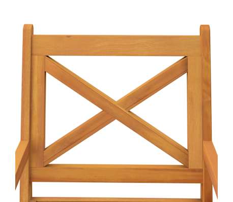 Table carréeee et 4 chaises avec accoudoirs de jardin en acacia massif
