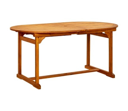 Table extensible 160 à 240 cm et 6 chaises multipositions en bois d'acacia massif