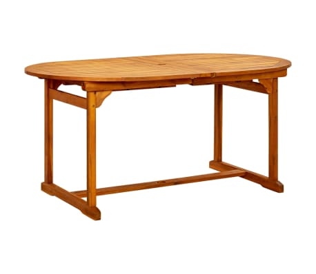 Table extensible 160 à 240 cm et 6 chaises multipositions en bois d'acacia massif