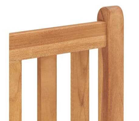 Table et chaises de jardin 4 places en teck massif 110 x 110 cm