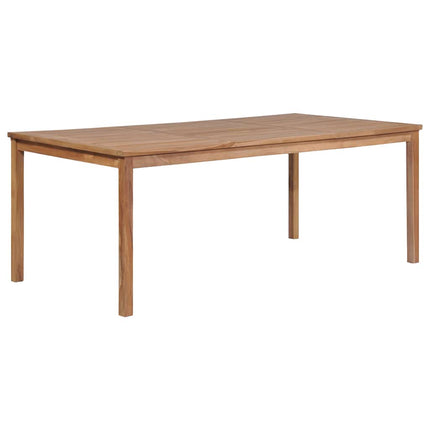 Table de jardin 200 x 100 cm en teck massif
