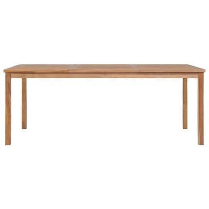 Table de jardin 200 x 100 cm en teck massif