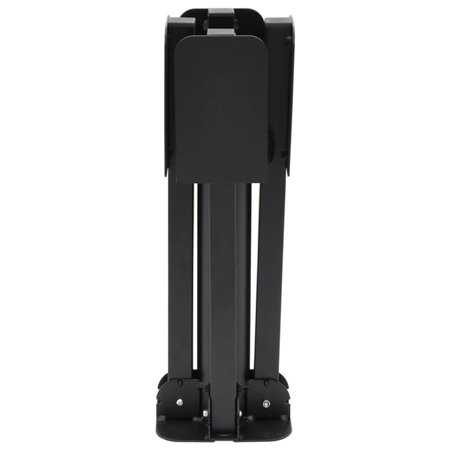 Base de parasol pliable pour mât Ø38/48 mm noir brillant acier
