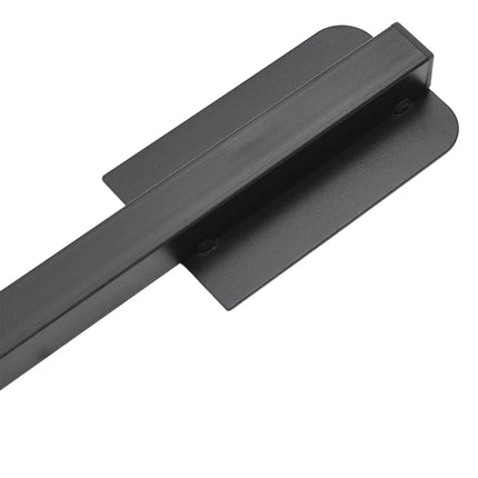 Base de parasol pliable pour mât Ø38/48 mm noir brillant acier