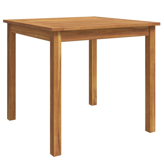 Table et chaises de jardin 2 places en bois d'acacia massif
