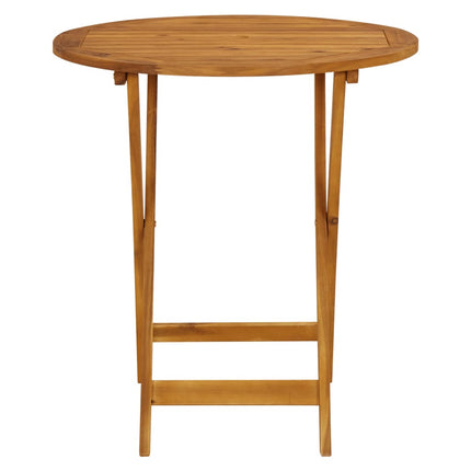 Table et chaises de jardin 2 places en résine tressée grise et bois d'acacia massif