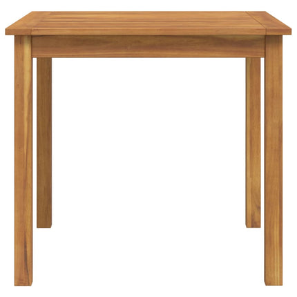 Table et chaises de jardin 2 places en bois d'acacia massif