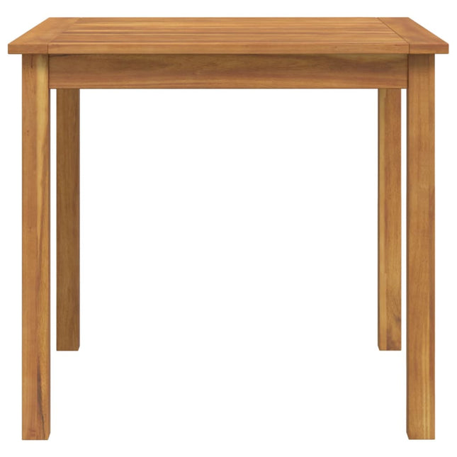 Table et chaises de jardin 2 places en bois d'acacia massif