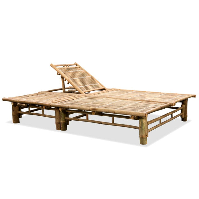 Bain de soleil double en bambou