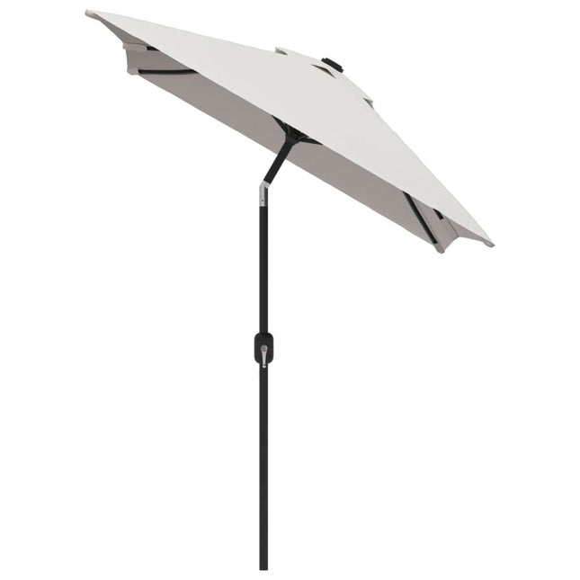 Parasol 200 x 300 cm blanc sable rectangulaire