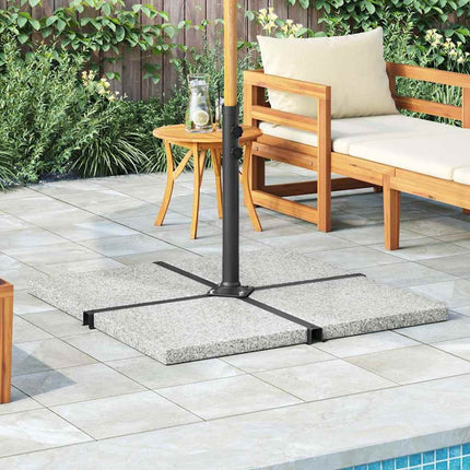 Plaque de poids carrée pour parasol granit 25 kg gris