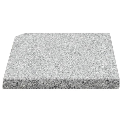 Plaque de poids carrée pour parasol granit 25 kg gris