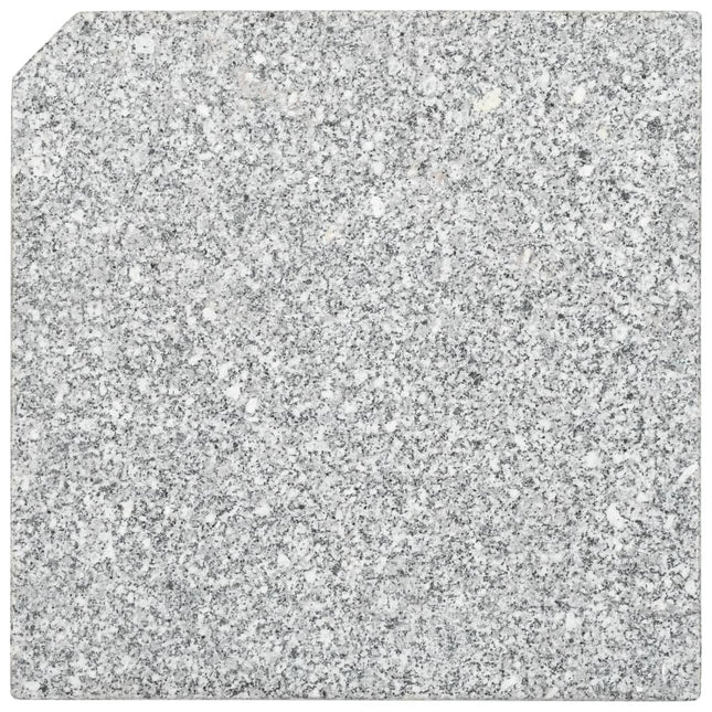 Plaque de poids carrée pour parasol granit 25 kg gris