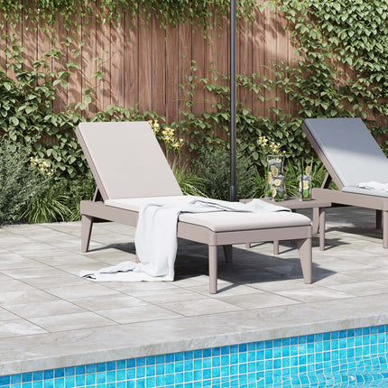 Bain de soleil cappuccino en polypropylène effet rotin