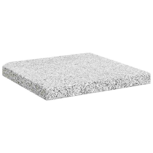Plaque de poids carrée pour parasol granit 25 kg gris