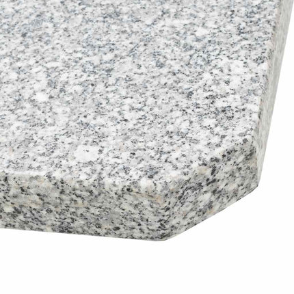 Plaque de poids carrée pour parasol granit 25 kg gris