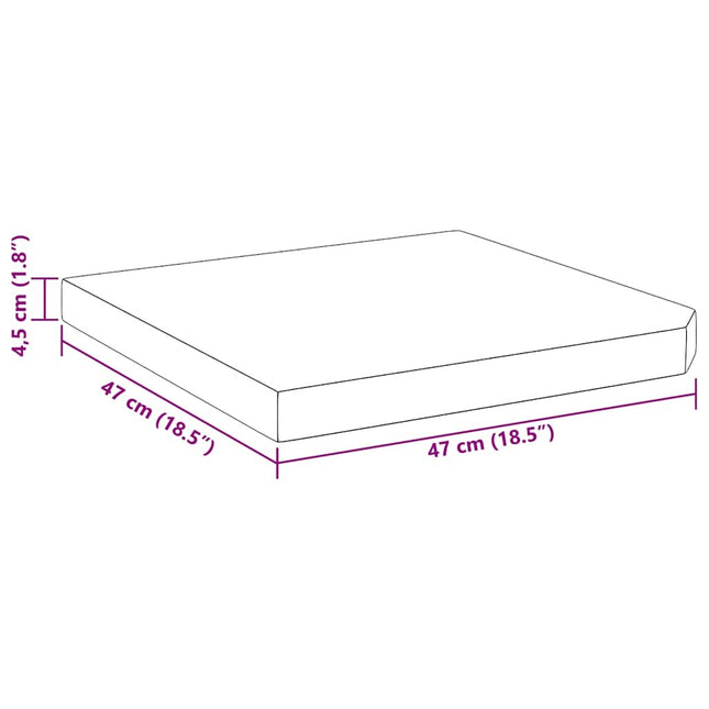Plaque de poids de parasol noir granite carré 25 kg