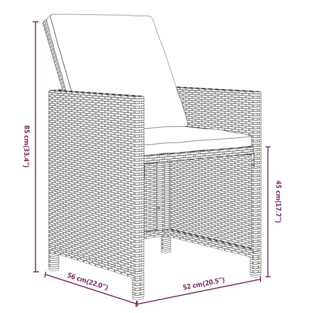 Table et fauteuils de jardin 20 places en résine tressée beige