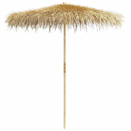 Parasol en bambou avec toit en feuille de bananier 270 cm