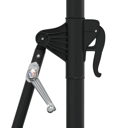 Parasol mural de jardin avec led 300 cm vert