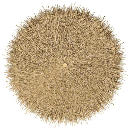 Parasol en bambou avec toit en feuille de bananier 210 cm