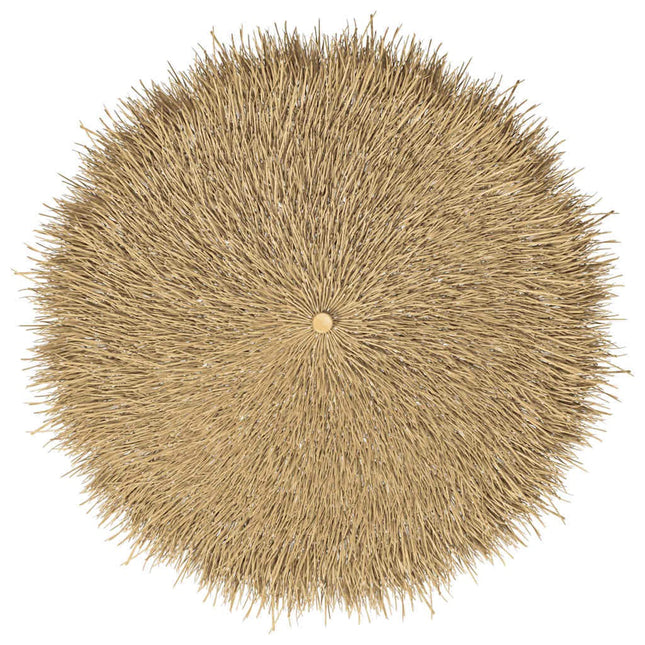 Parasol en bambou avec toit en feuille de bananier 210 cm