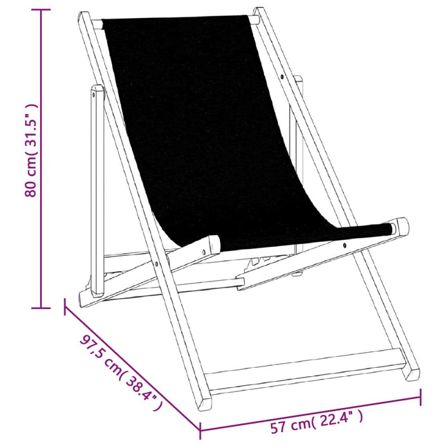 Chaises de plage pliantes lot de 2 gris aluminium et textilène