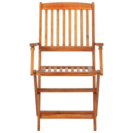 Table et chaises de jardin pliantes 12 places en bois d'acacia massif