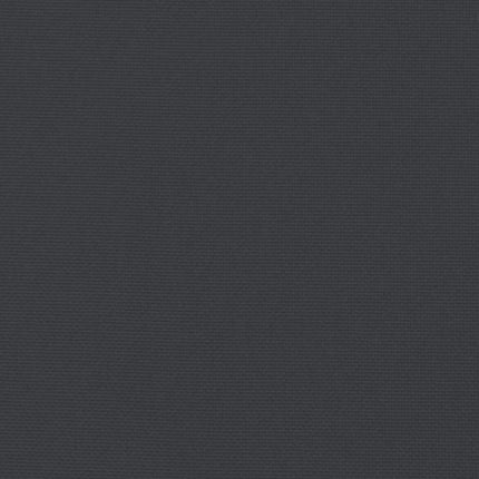 Coussin de chaise longue noir 200 x 50 x 3 cm tissu oxford