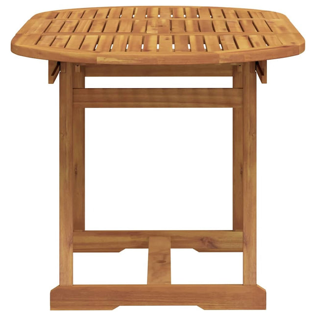 Table extensible 120 à 170 cm et 6 chaises en textilène taupe multipositions en bois d'acacia massif