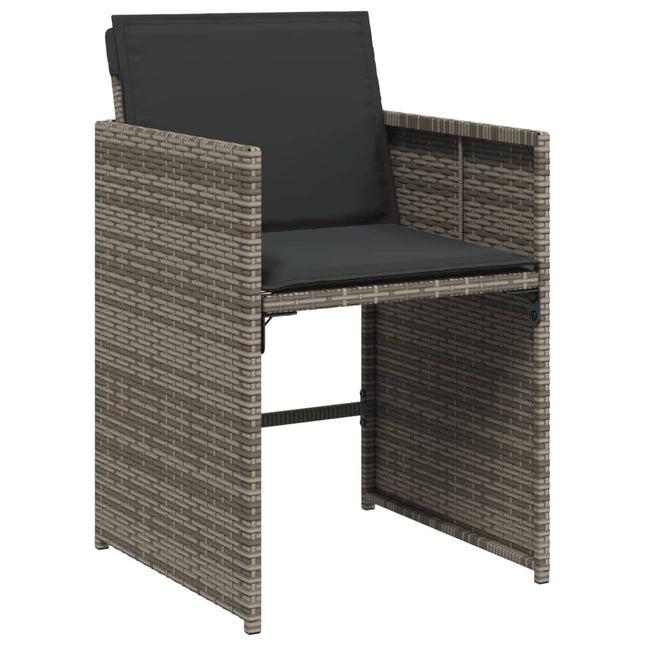Table et fauteuils de jardin 14 places avec tabourets en résine tressée