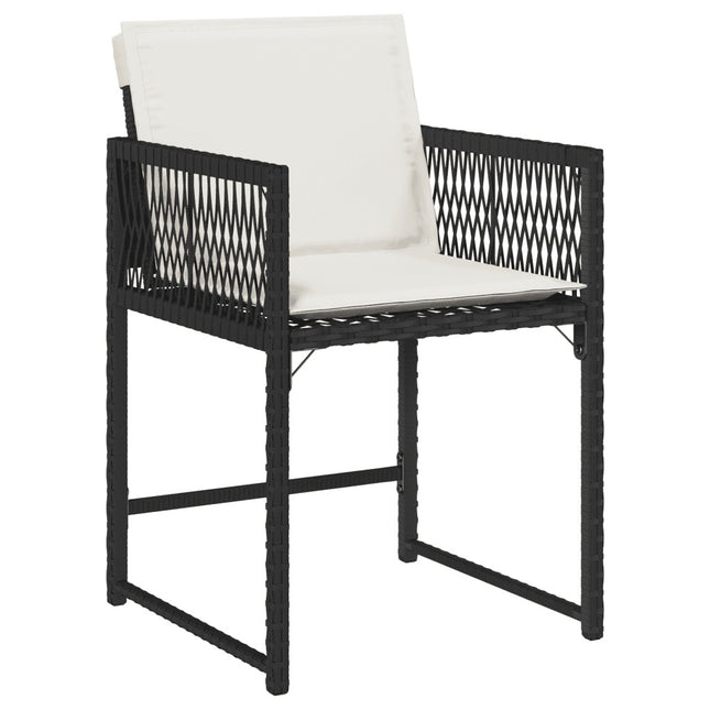 Table et chaises de jardin 8 places en résine tressée et bois d'acacia