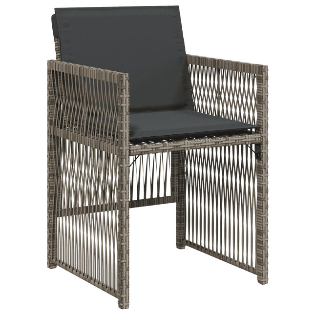Table et chaises de jardin 16 places en résine tressée avec coussins